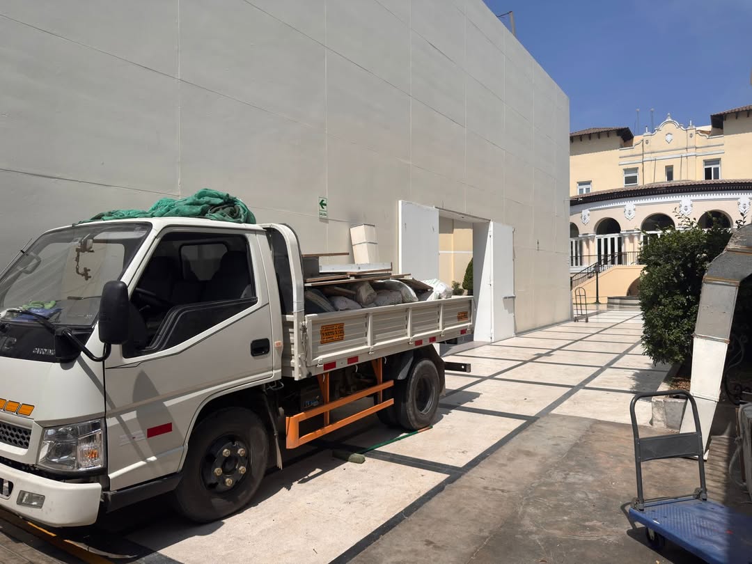 Retiro de escombros y residuos de obra realizado en San Isidro